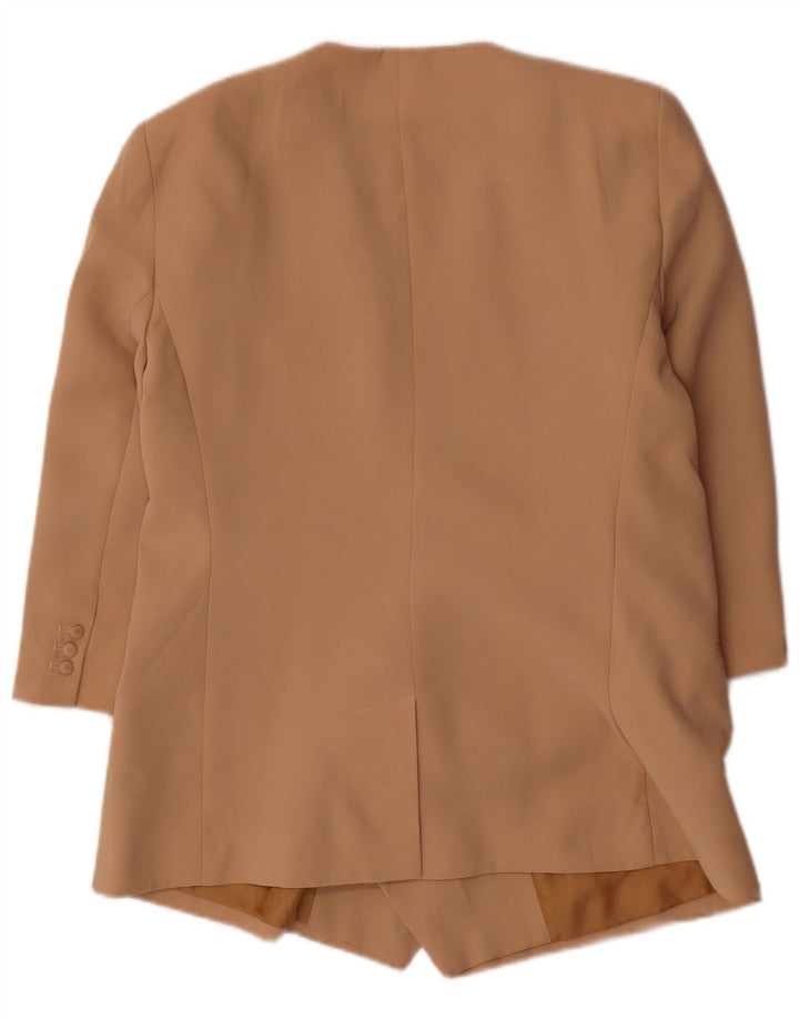 Jaqueta Blazer Feminina Manga 3/4 French Connection Reino Unido 14 Bege Médio
