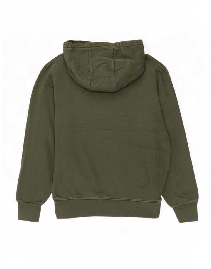 Suéter com capuz gráfico masculino Colmar verde médio