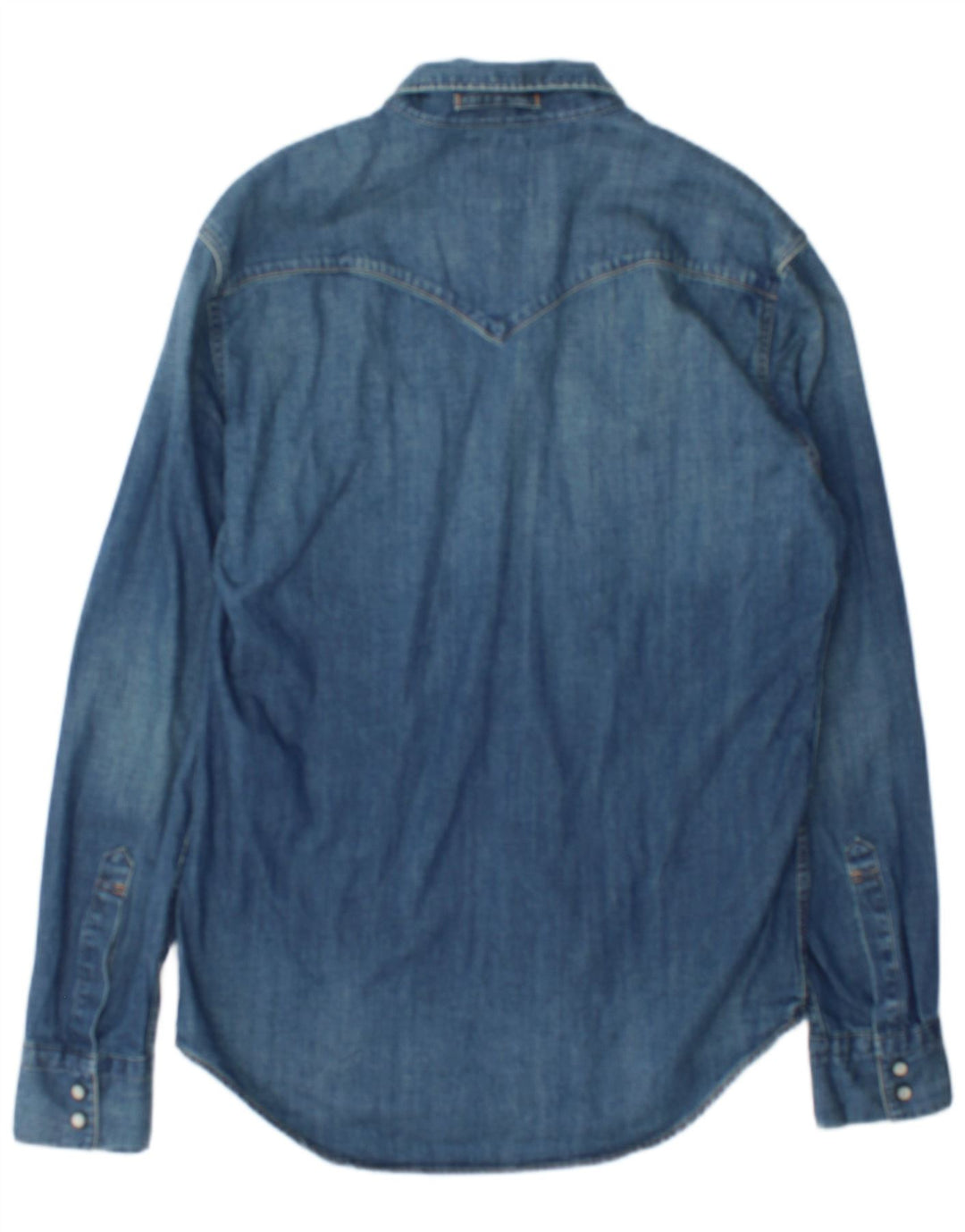Camisa jeans masculina Levi's azul médio