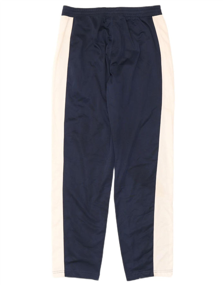 Calça de treino masculina Diadora médio azul marinho poliéster colorblock