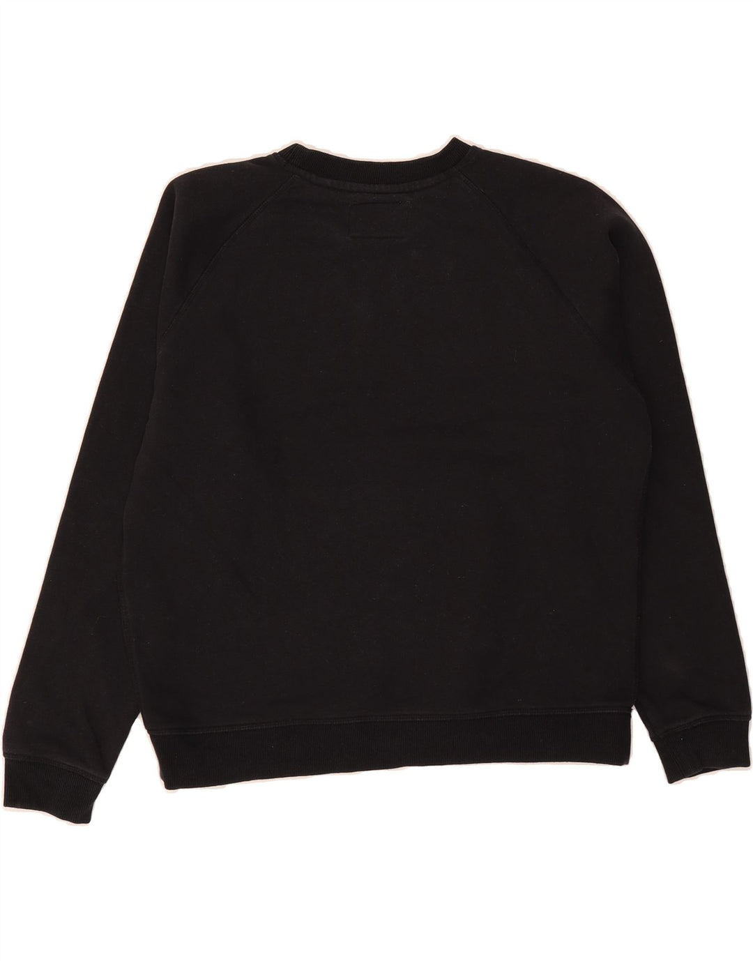 JACK WILLS Womens Oversized Sweatshirt Jumper UK 14 Large Black Cotton Vintage Jack Wills and Second-Hand Jack Wills from Messina Hembry 
