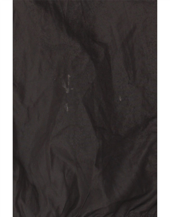 Jaqueta de chuva masculina Ellesse com capuz gráfico Reino Unido 36 poliéster preto pequeno
