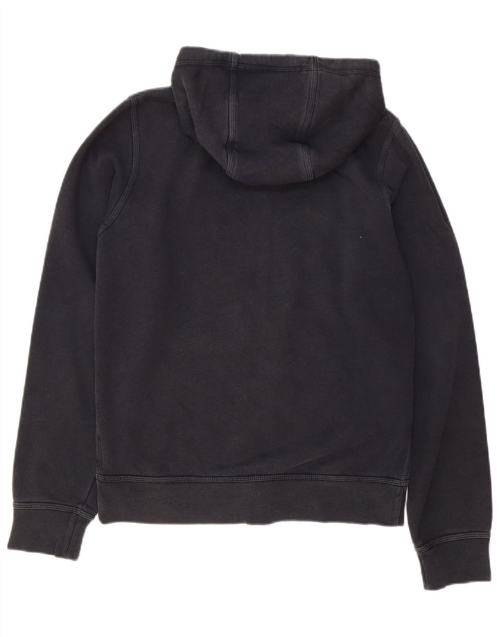 Suéter Nike Masculino Zip com Capuz Pequeno Algodão Preto