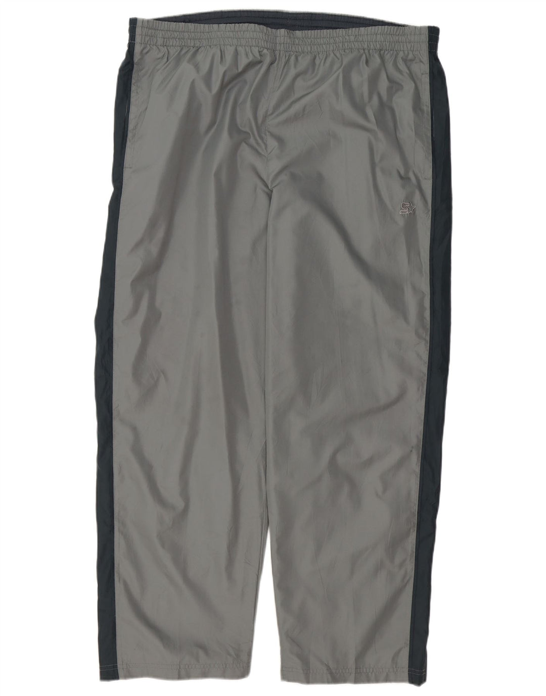 Calça de treino masculina Starter grande cinza Colourblock poliéster