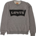 LEVI'S Boys Graphic Sweatshirt Jumper 13-14 Years Grey Cotton Vintage Levi's and Second-Hand Levi's from Messina Hembry 
