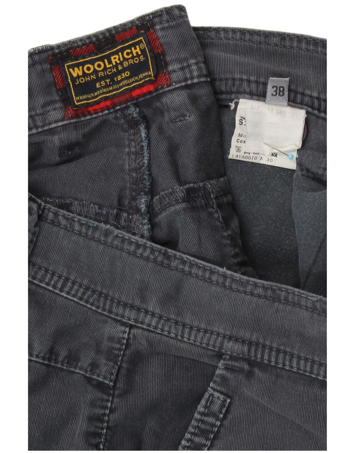 Shorts Chino Masculino Woolrich W38 XL Algodão Cinza