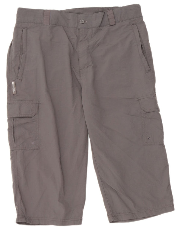 Mountain Warehouse Mens Cargo Bermuda Shorts W34 Grande Cinza Nylon
