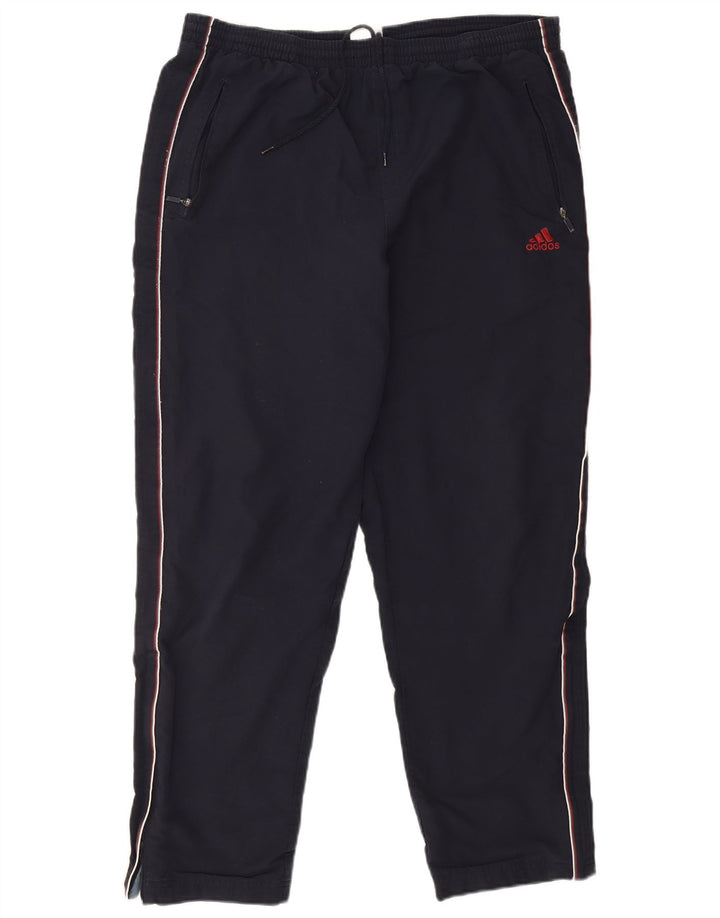 Calça de treino masculina Adidas XL azul marinho poliéster
