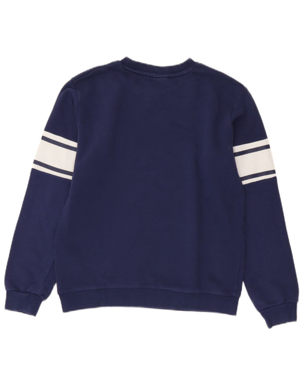 Moletom Fila Boys Jumper 13-14 Anos Azul Marinho Colorblock Algodão