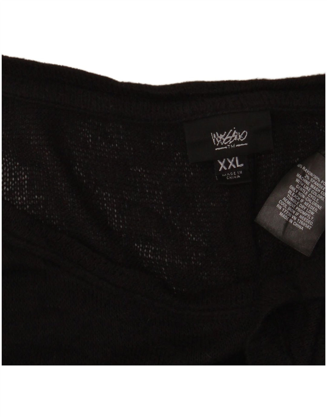 Top túnica assimétrica transparente Massimo Dutti feminino Reino Unido 20 2XL preto rayon