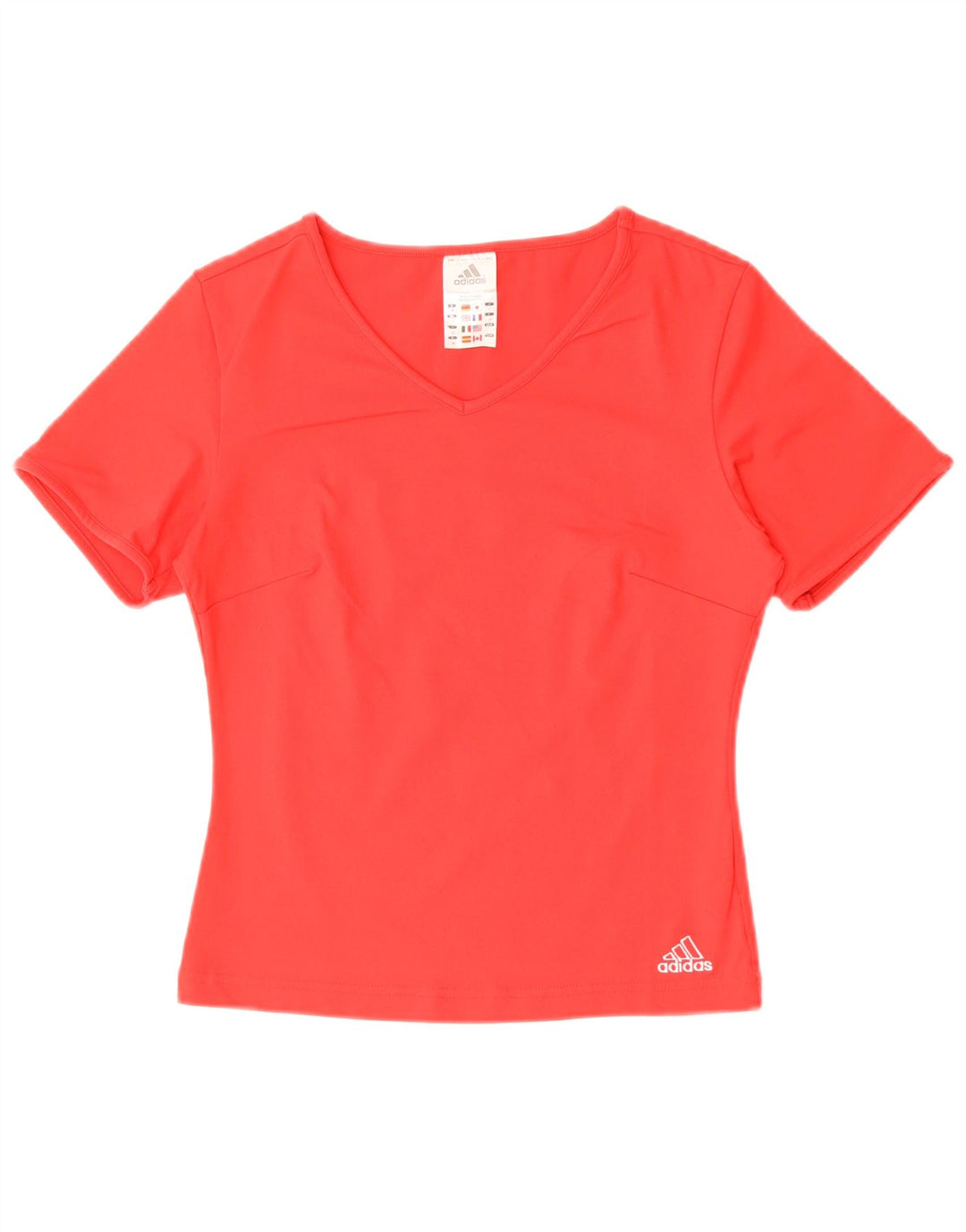 Camiseta Feminina Adidas Top UK 12 Poliéster Vermelho Médio