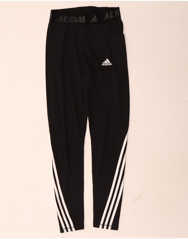 Leggings Adidas Feminino UK 8 Pequeno Poliéster Preto