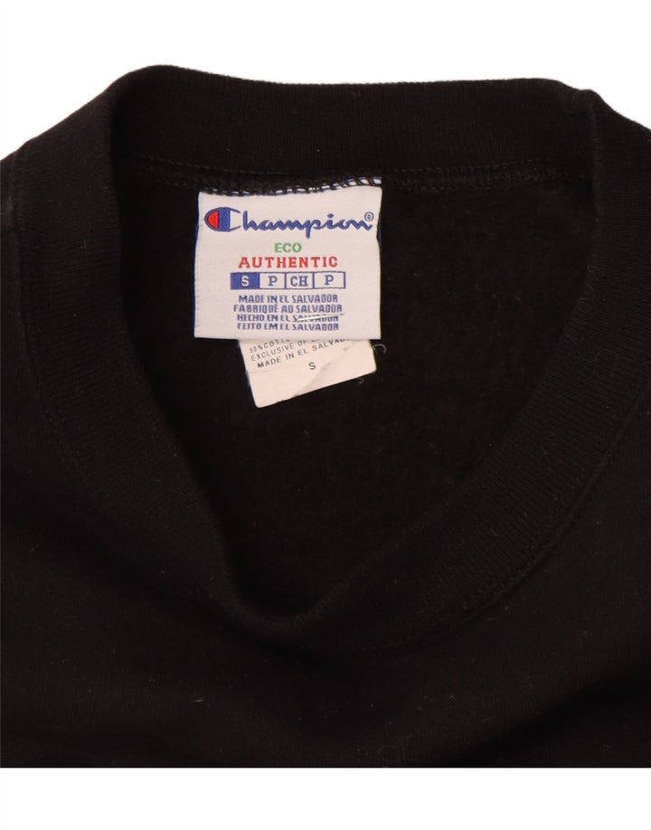 Champion Mens Tigers Gráfico Moletom Jumper Pequeno Algodão Preto