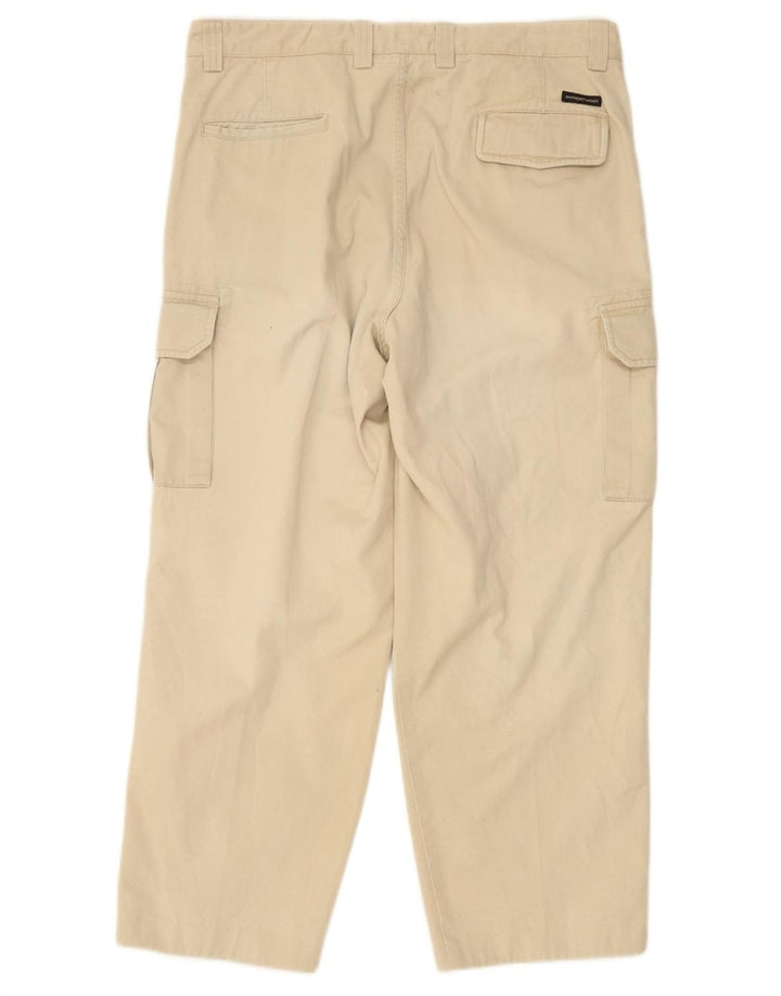 Calça cargo reta masculina MARLBORO CLASSICS IT 54 2XL W36 L26 bege