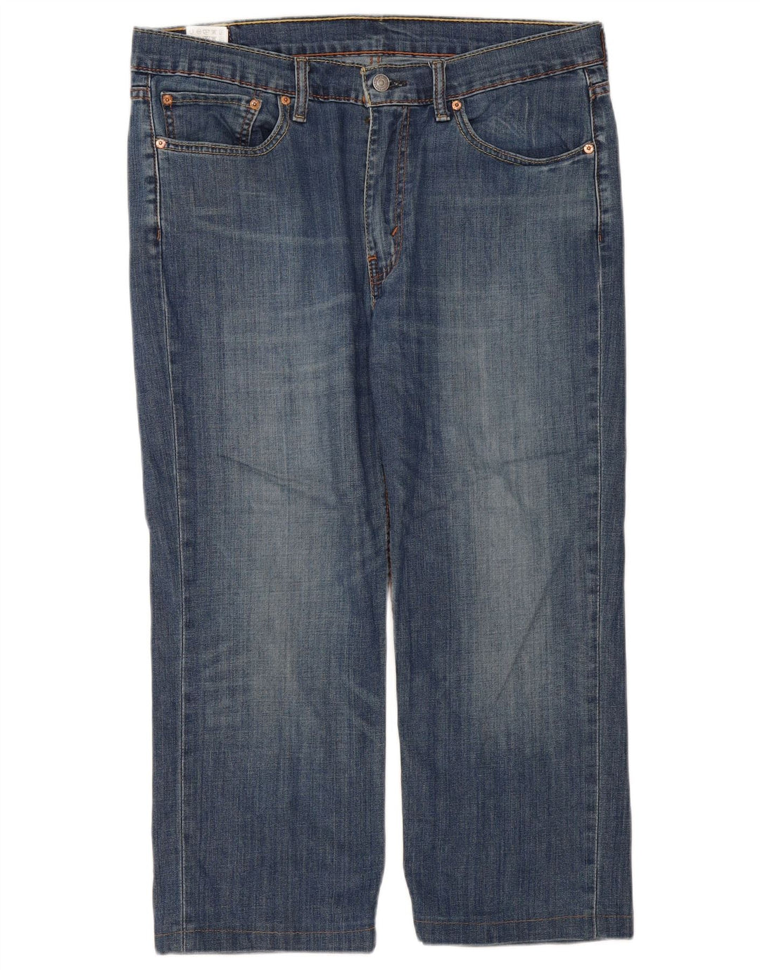 Calça Jeans Capri Feminina Levi's W36 L23 Azul Algodão
