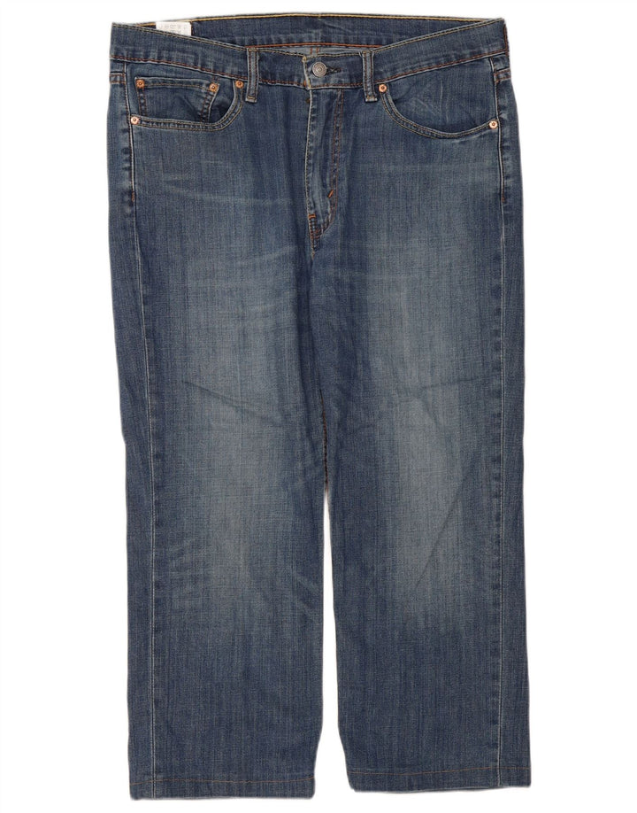 Calça Jeans Capri Feminina Levi's W36 L23 Azul Algodão