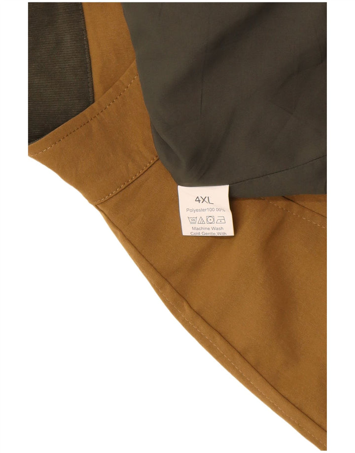 Trench Coat feminino vintage UK 24 4XL poliéster marrom