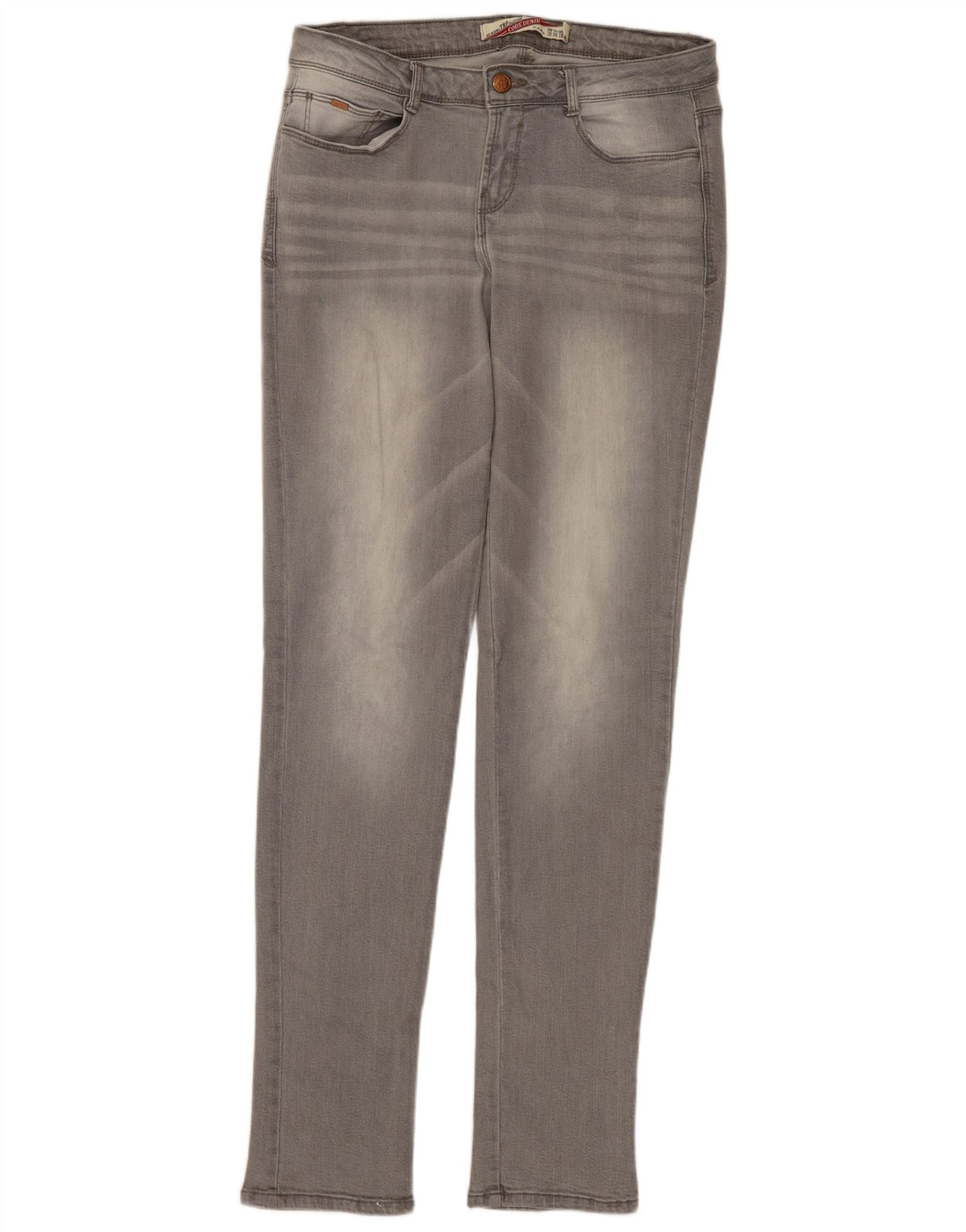 Zara Jeans Skinny Feminino EU 38 Pequeno W28 L31 Cinza
