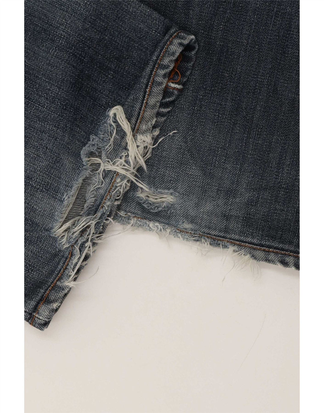Hugo Boss Mens Straight Jeans W33 L32 Azul Algodão