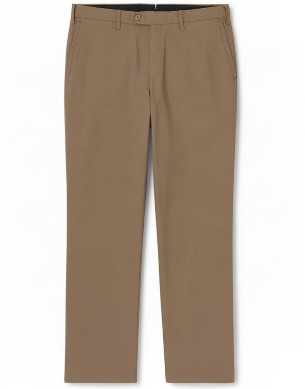 Massimo Dutti Mens Straight Chino Calças EU 42 Grande W32 L31 Algodão Bege