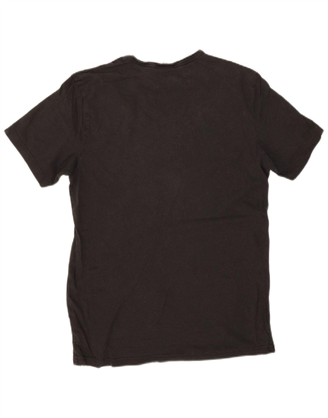 Calvin Klein Camiseta masculina gráfica Top médio algodão preto