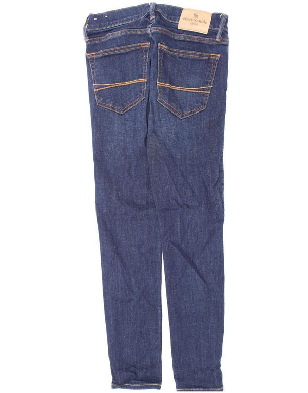 Abercrombie & Fitch Boys Slim Skinny Jeans 11-12 anos W24 L25 Azul marinho