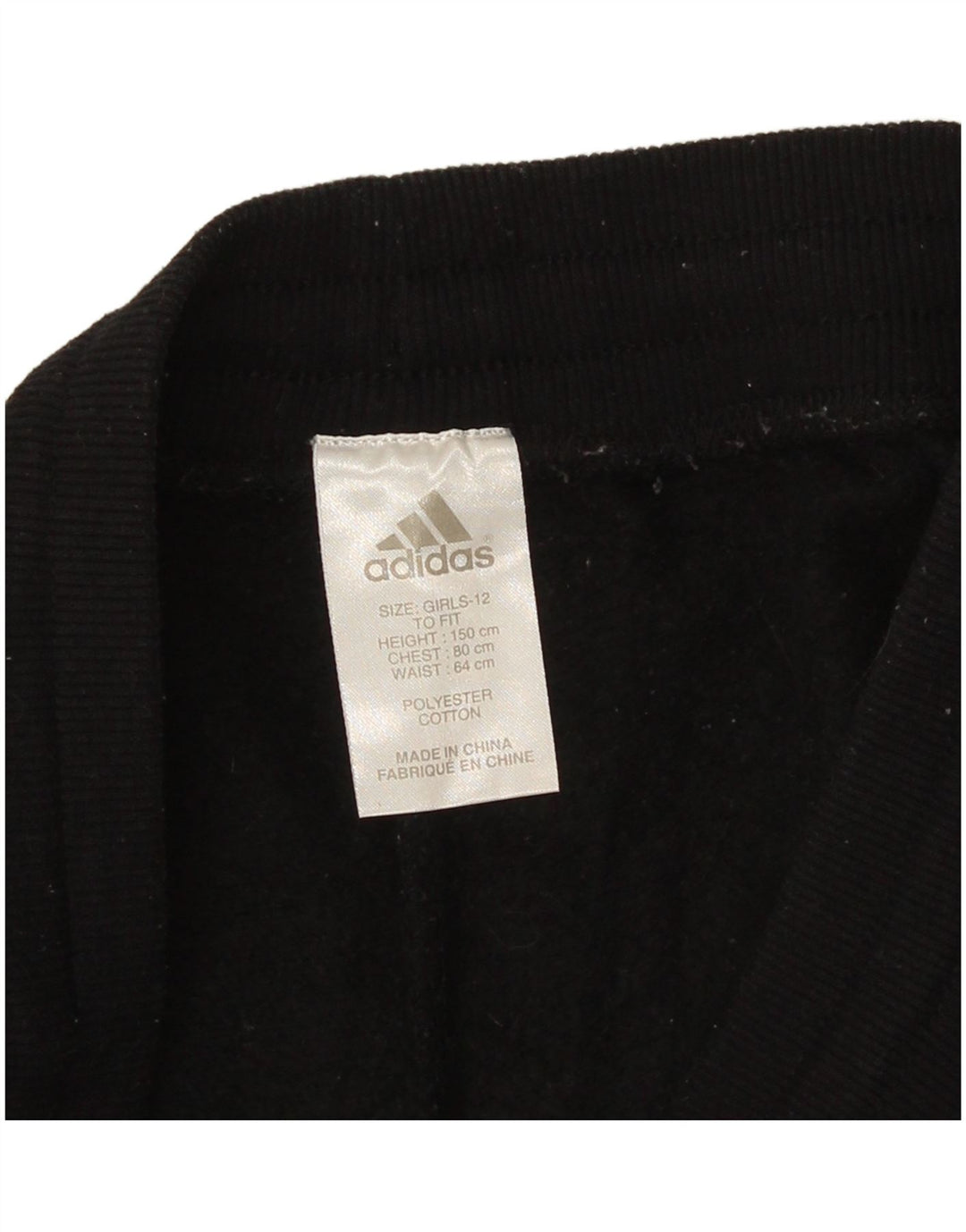 Calças de treino Adidas Meninas 11-12 Anos Preto Poliéster