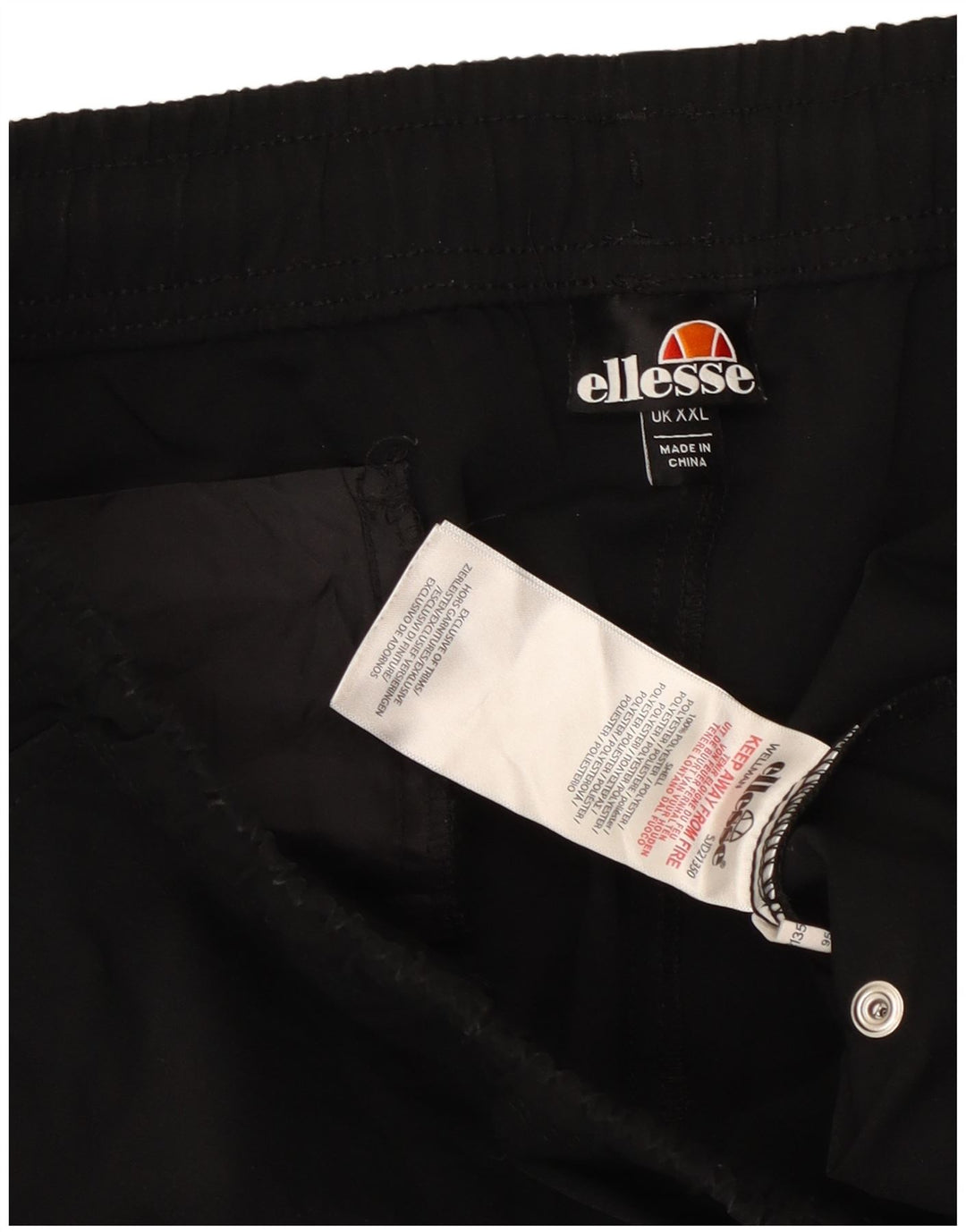 Calça esportiva masculina ELLESSE Cargo Joggers 2XL poliéster preto