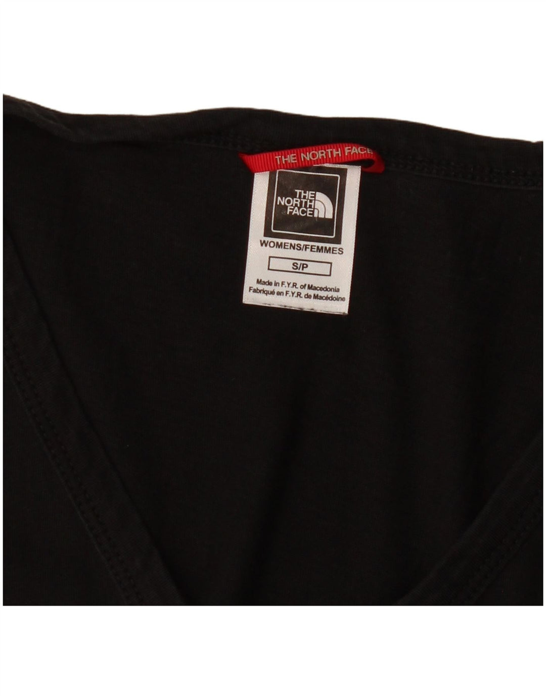 Camiseta feminina The North Face UK 10 pequena preta