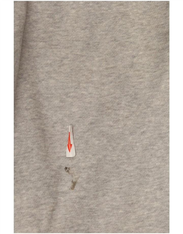 Adidas Mens Treino Calças Joggers Pequeno Algodão Cinza