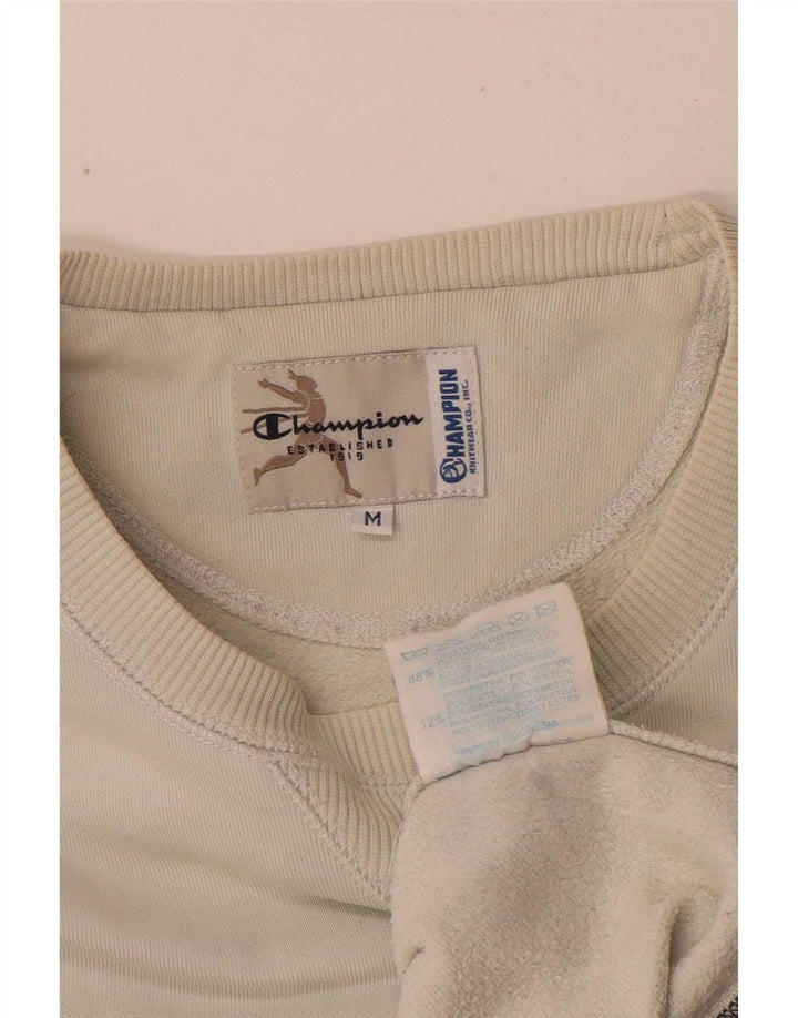 Champion moletom masculino jumper médio algodão branco