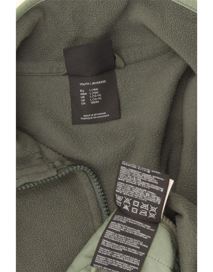 Jaqueta de lã feminina Jack Wolfskin 13-14 anos grande poliéster cáqui