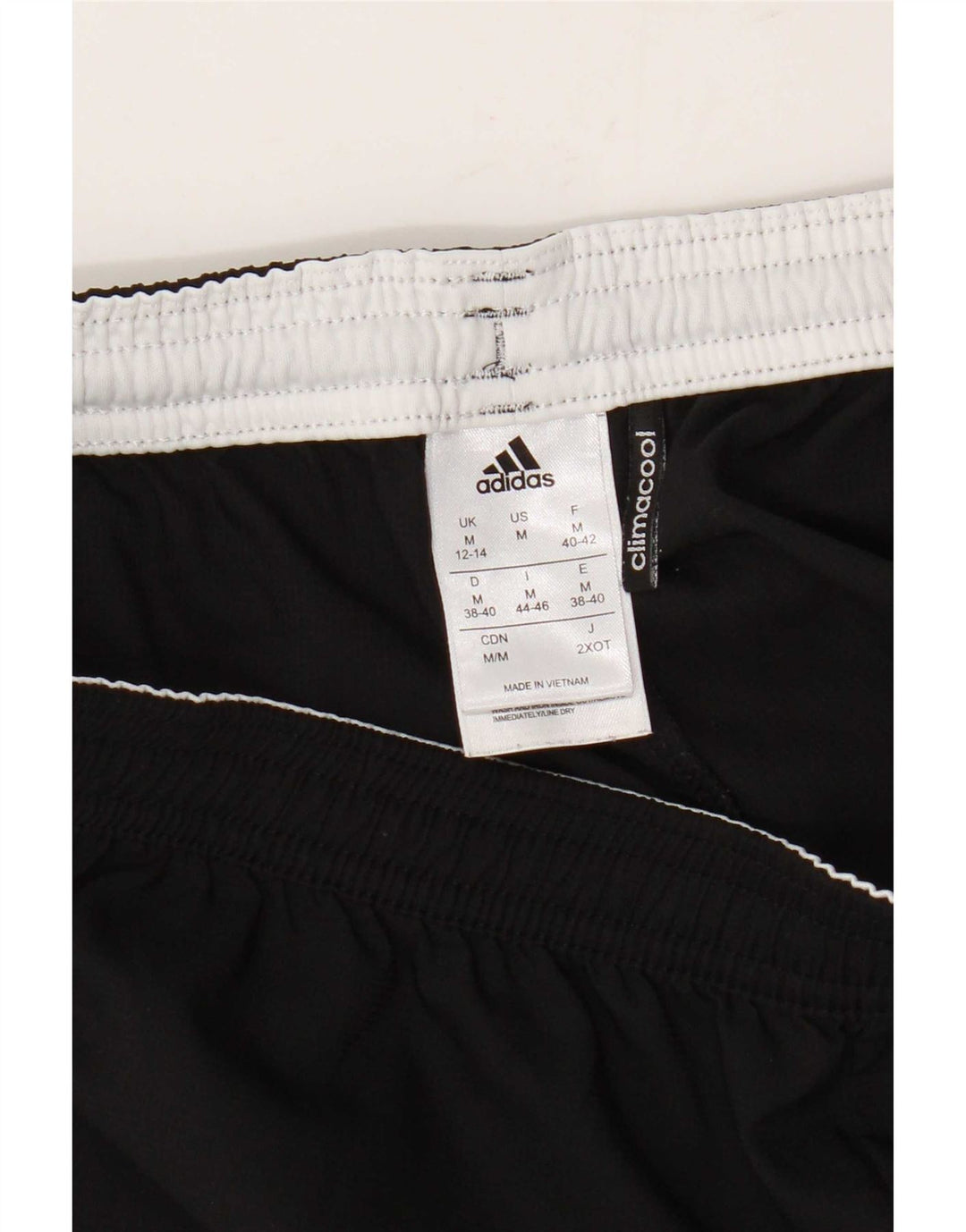Adidas Womens Climacool Sport Shorts UK 12/14 Médio Preto Poliéster
