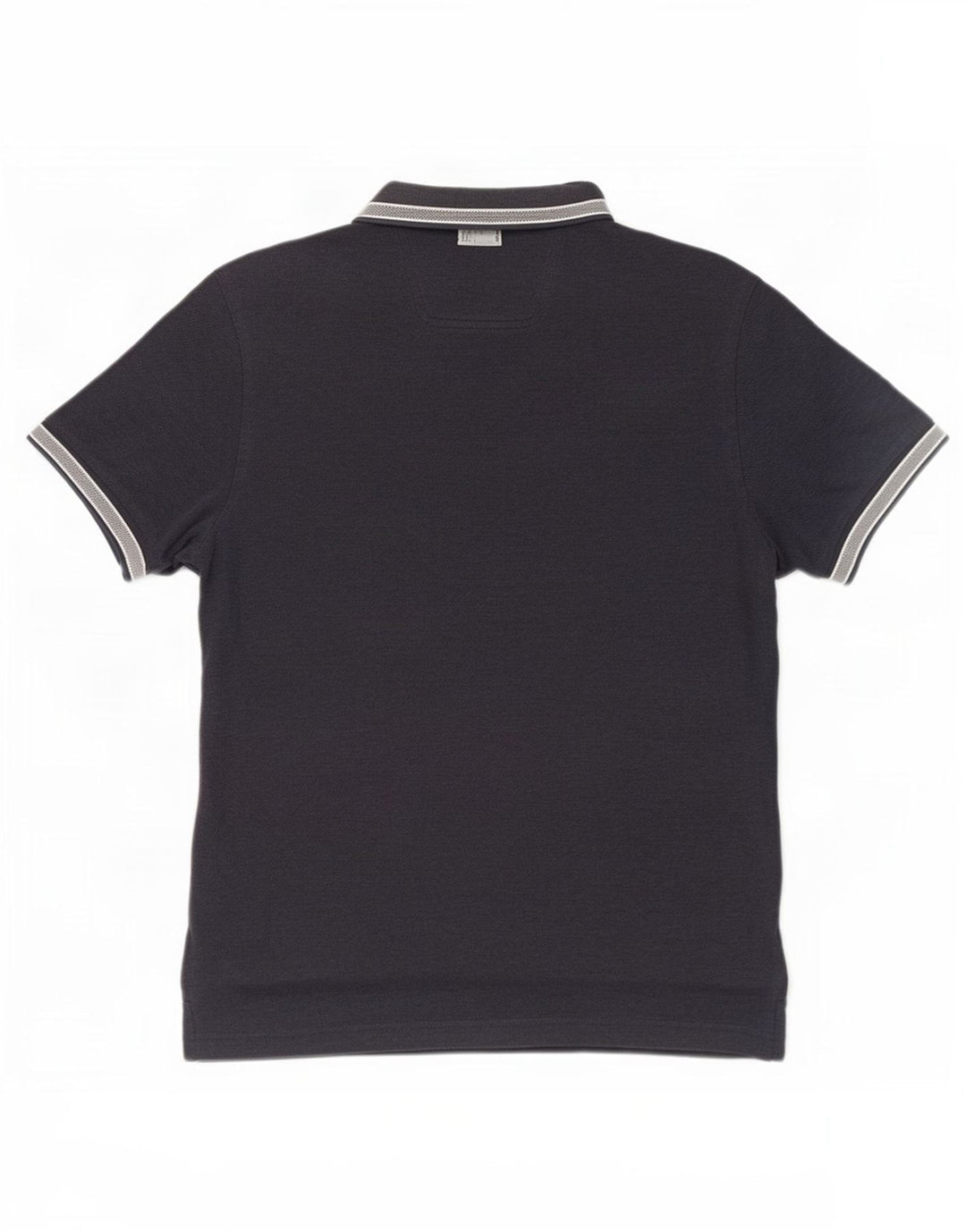Camisa polo masculina de ajuste regular Hugo Boss, algodão azul marinho médio