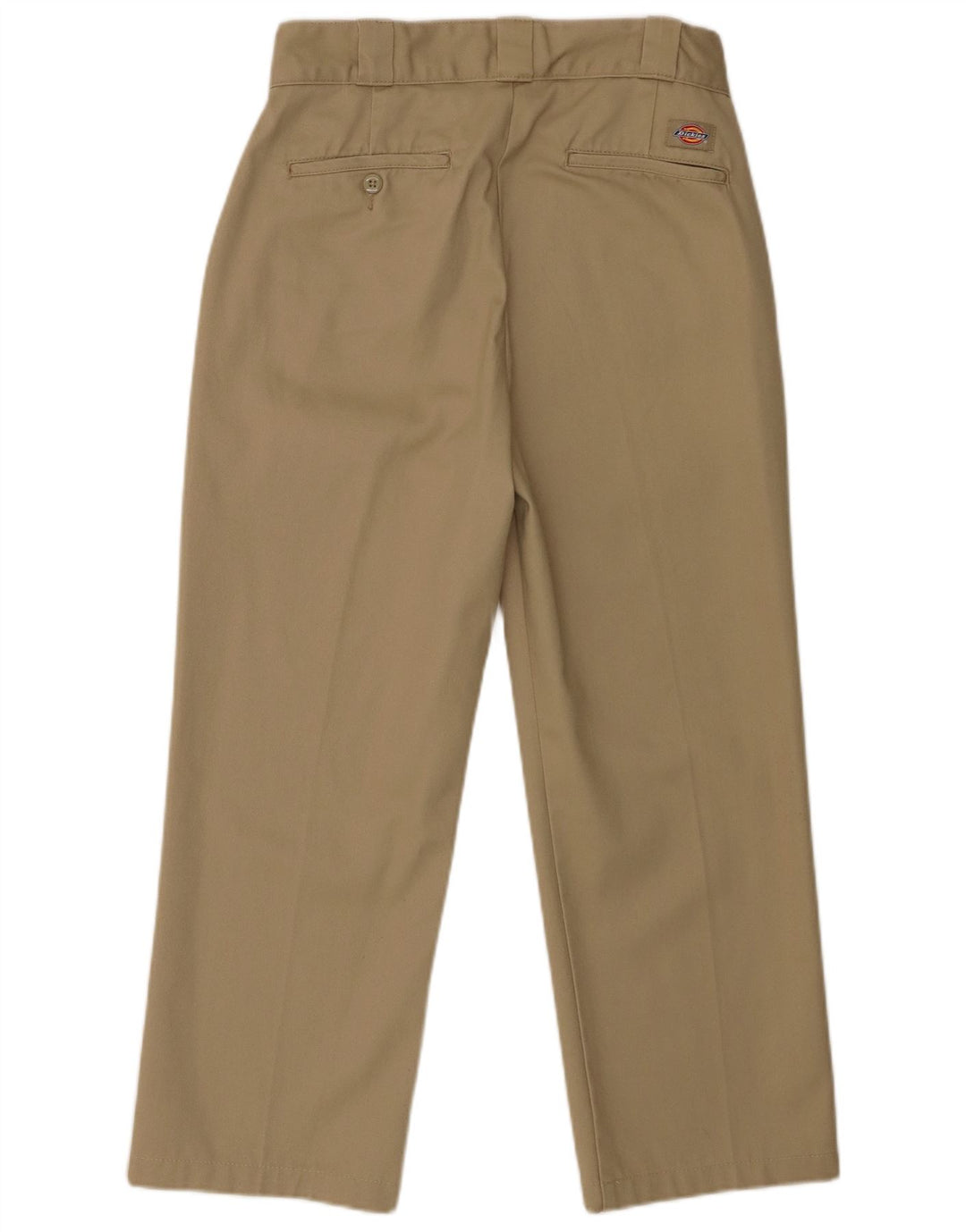 Calças Chino retas masculinas Dickies W28 L25 poliéster marrom
