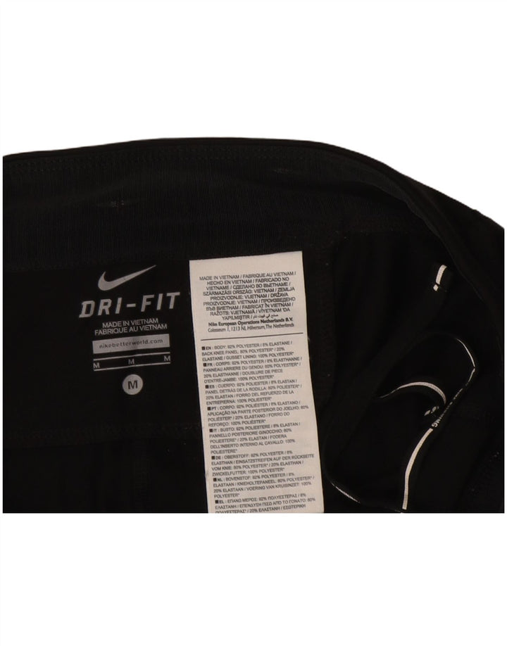 Leggings Nike Dri Fit Capri UK 12 Médio Preto Poliéster