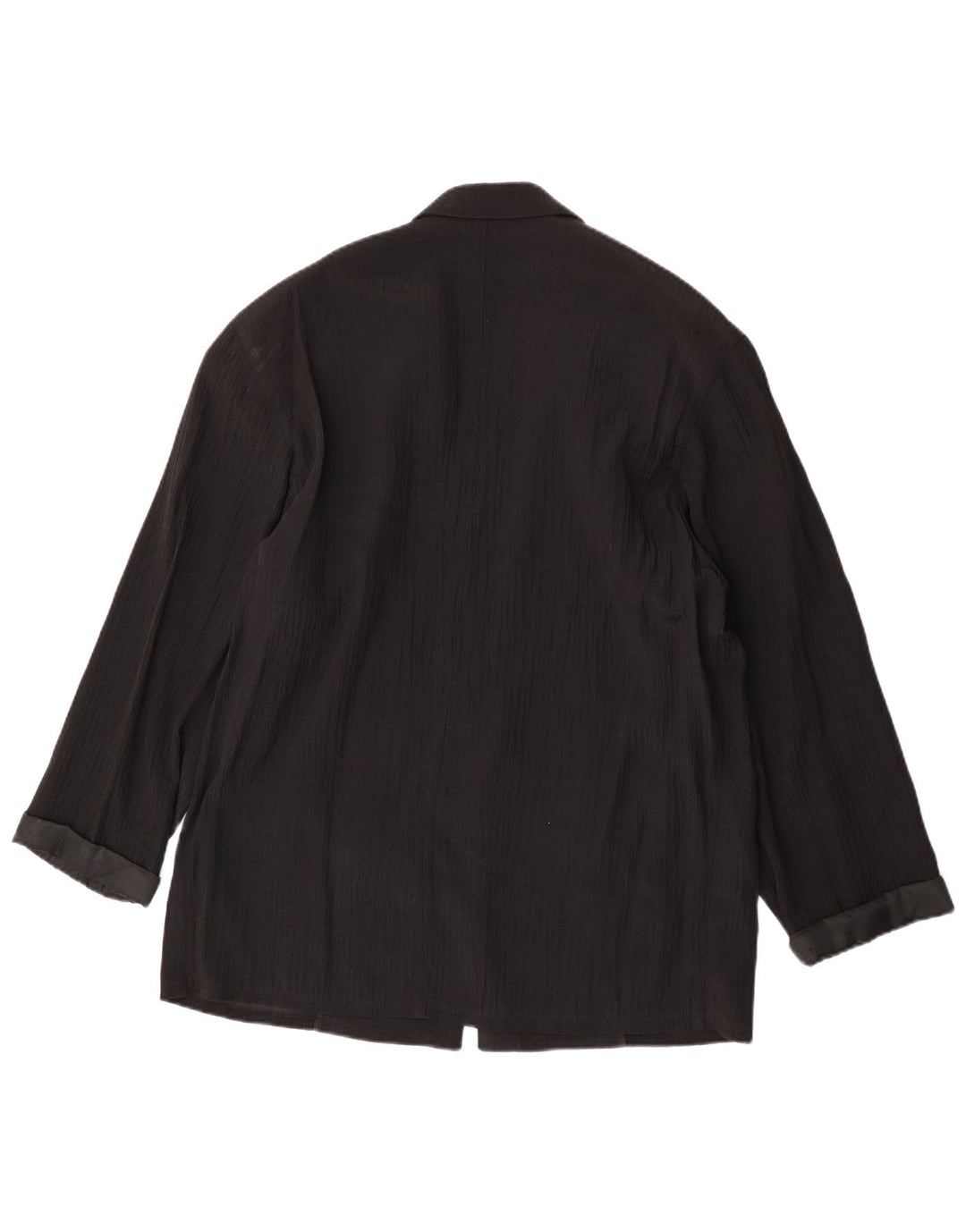 Jaqueta blazer masculina vintage com 1 botão Reino Unido 40 grande preta
