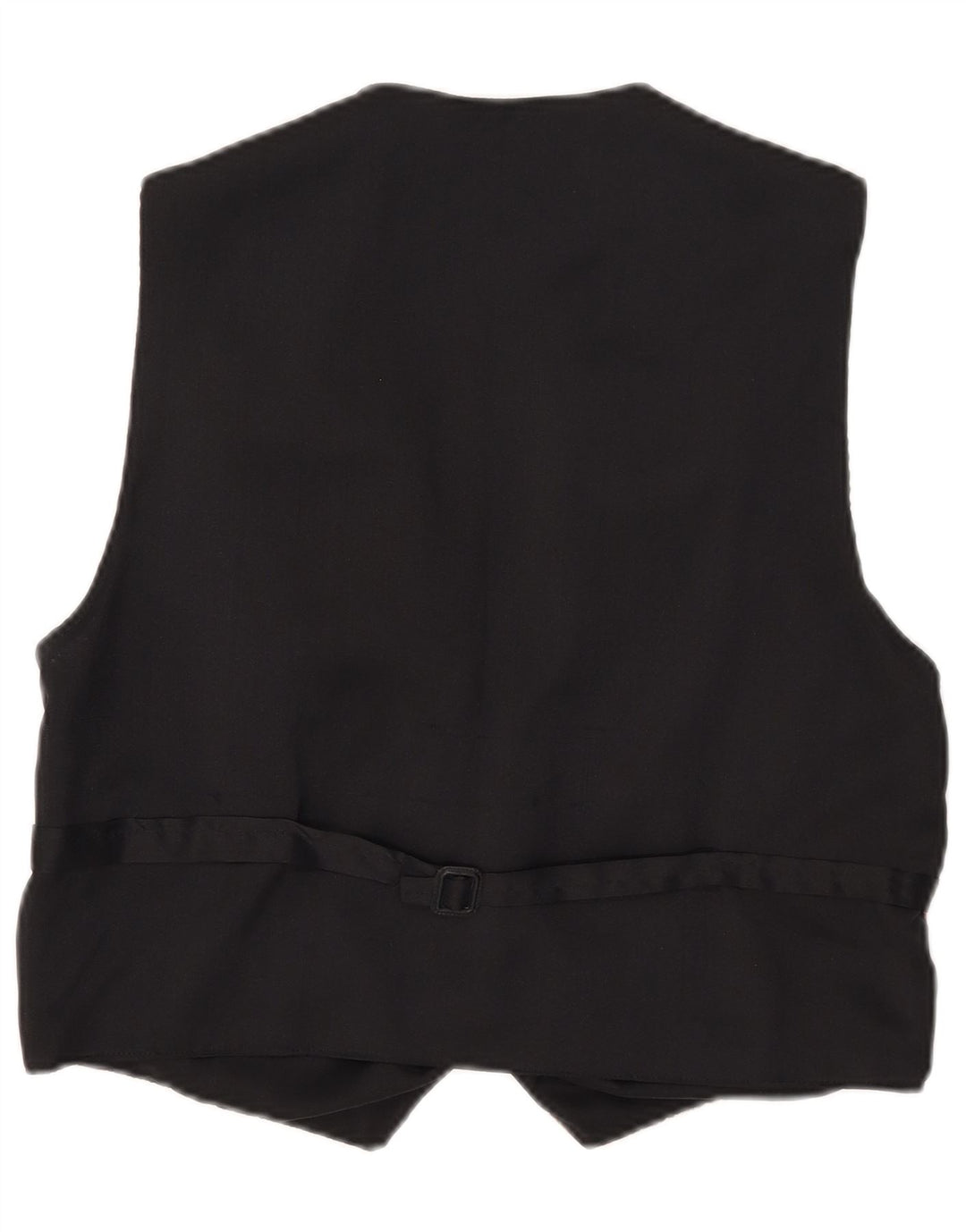 Colete feminino vintage UK 14 médio preto geométrico