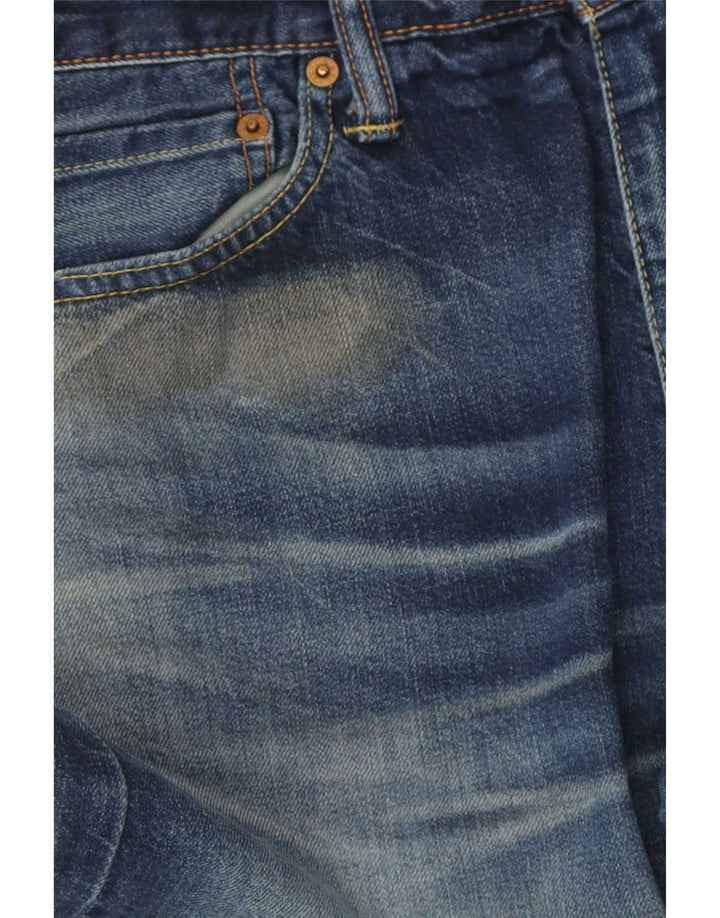 Levi's Masculino 504 Straight Jeans W31 L34 Azul Algodão