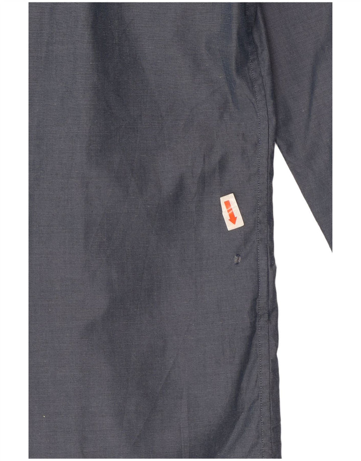 Camisa masculina Hugo Boss tamanho 16 41 grande algodão azul marinho