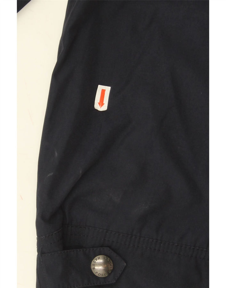 Jaqueta bomber masculina Polo Ralph Lauren 10-11 anos poliéster azul marinho médio