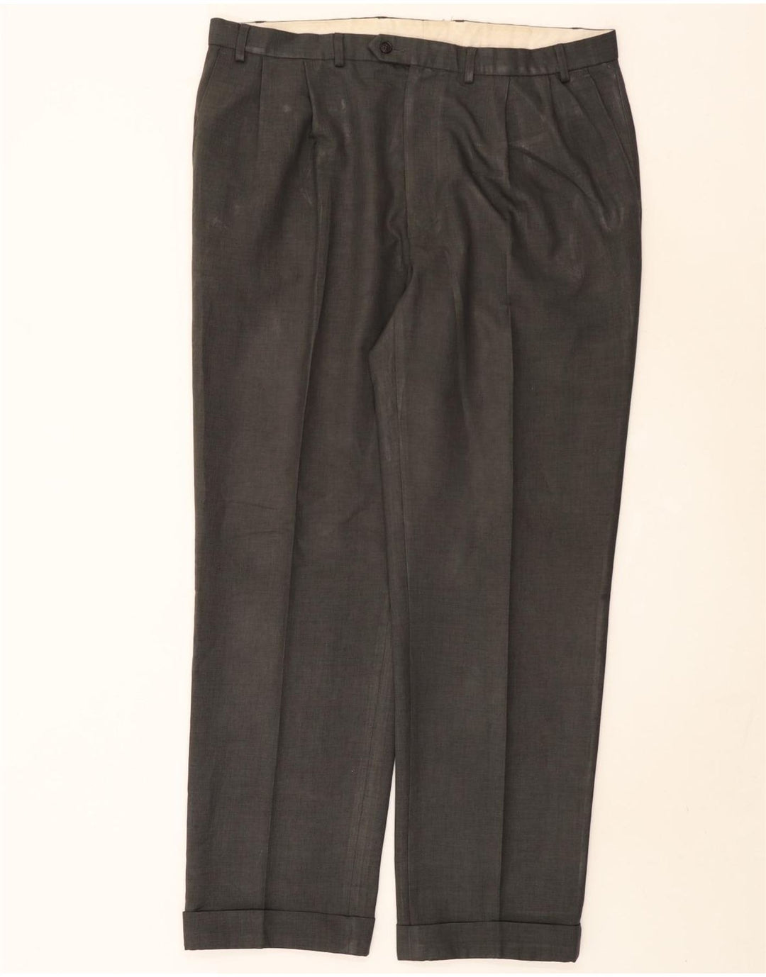 Calça masculina Marks & Spencer Pegged Suit W40 L33 cinza poliéster