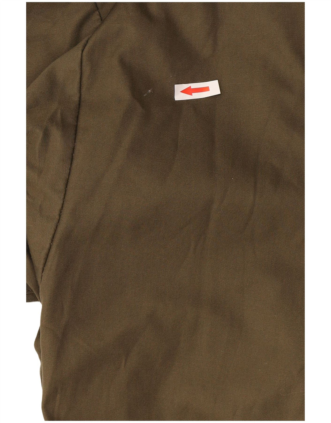 Jaqueta militar masculina vintage UE 46 pequena cáqui