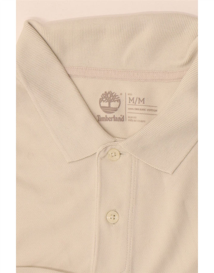 Camisa polo masculina Timberland Slim Fit médio algodão bege
