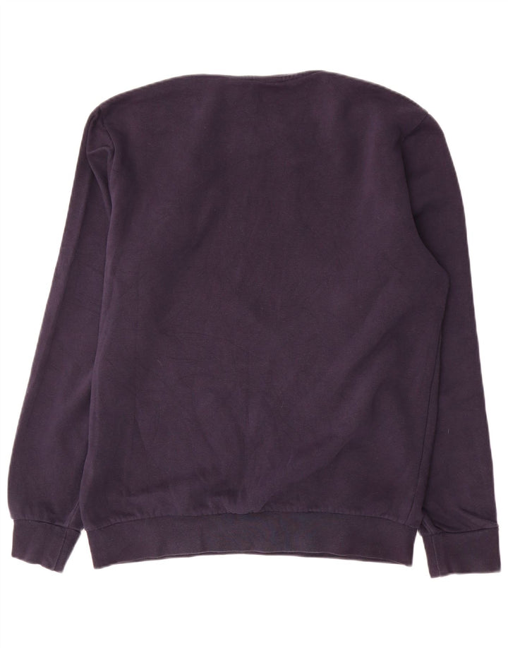Adidas Mens Moletom Jumper Médio Azul Marinho Poliéster
