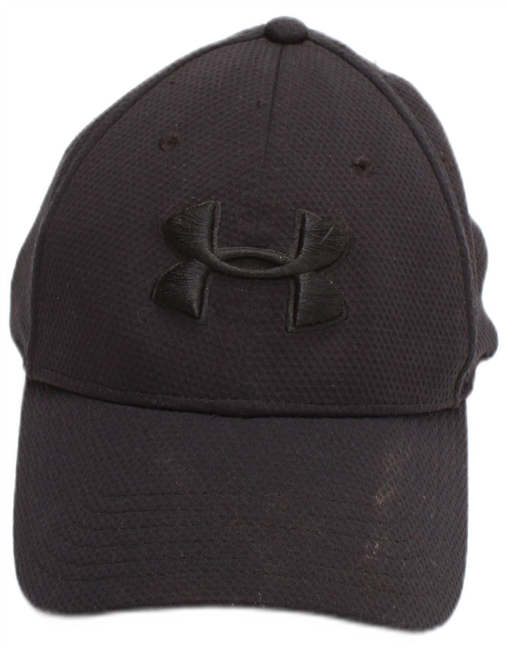 Boné de beisebol gráfico masculino Under Armour médio/grande preto de poliéster esportivo