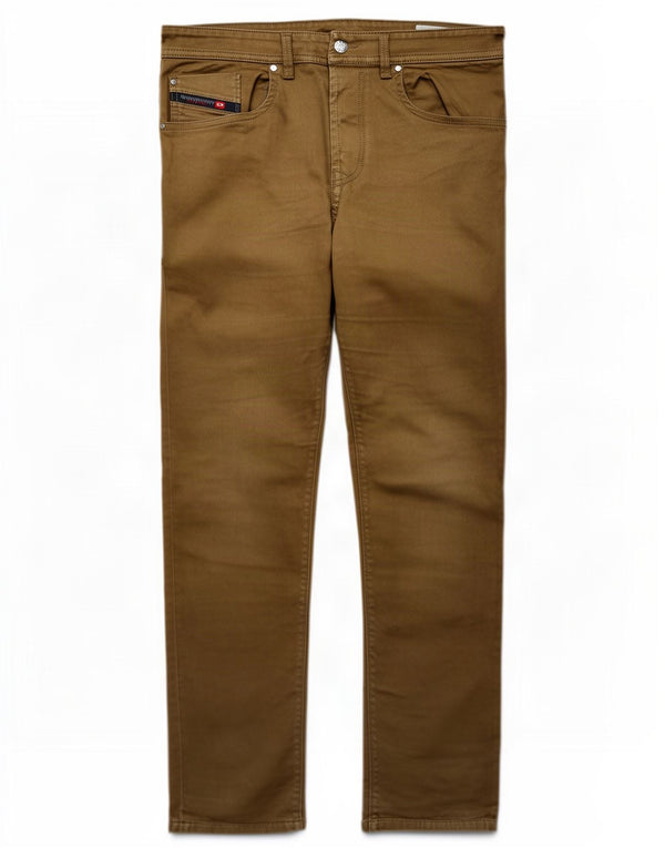 Calça casual masculina slim diesel W32 L31 algodão cáqui