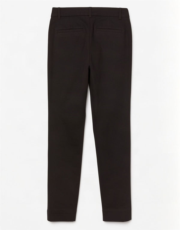Calça feminina casual Sloan Slim da Banana Republic EUA 0 XS W28 L27 preta