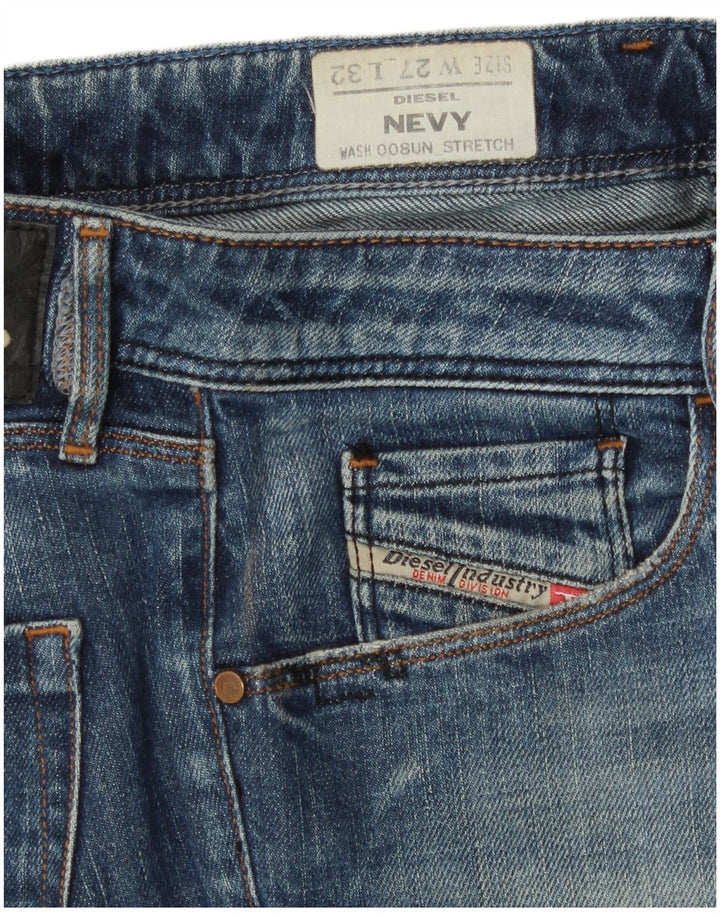Diesel Feminino Nevy Slim Jeans W27 L32 Azul Algodão