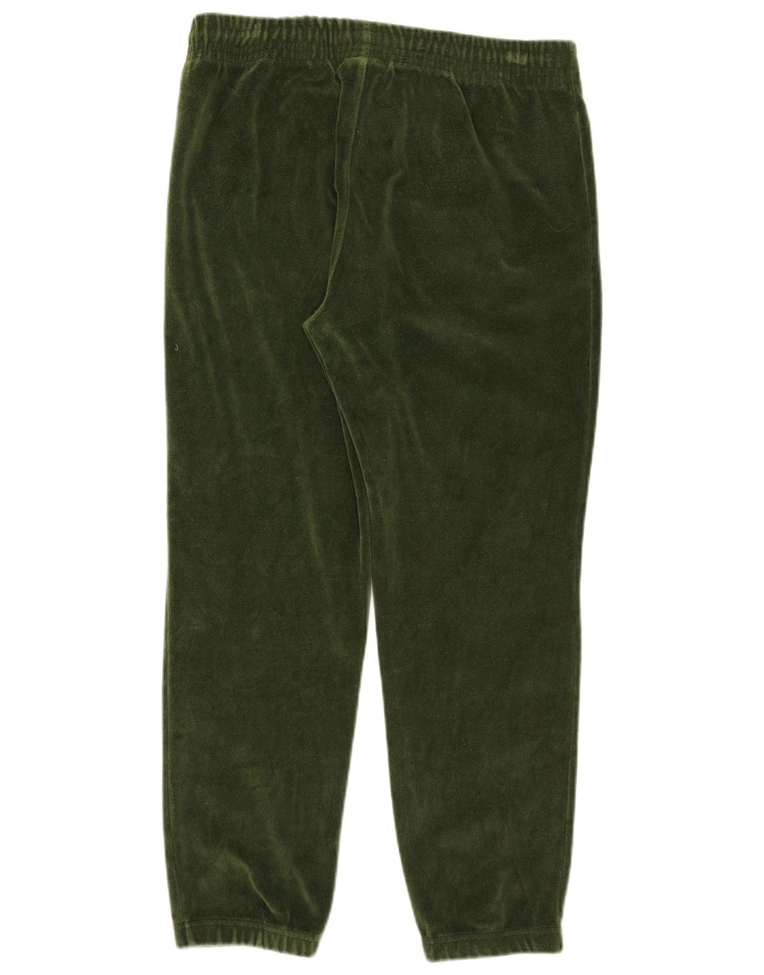 Calça esportiva feminina de veludo Champion Joggers algodão verde médio